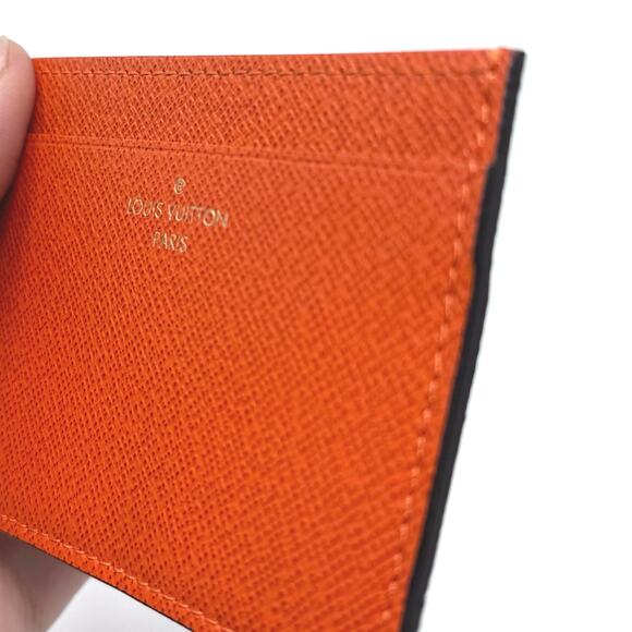Louis Vuitton Orange Cardholder Wallet - Picture 10 of 10